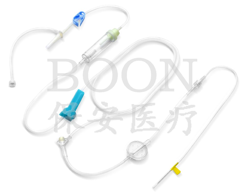 一次性使用自动排气安全型输液器  带针